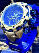 Relógio Invicta Thunderbolt Pulseira Silicone Azul Luxo e Destaque PROVA D’ÁGUA + FRETE GRÁTIS