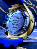 Relógio Invicta Thunderbolt Pulseira Silicone Azul Luxo e Destaque PROVA D’ÁGUA + FRETE GRÁTIS