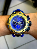 Relógio Invicta Thunderbolt Pulseira Silicone Azul Luxo e Destaque PROVA D’ÁGUA + FRETE GRÁTIS