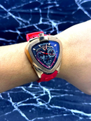 MEGA PROMOÇÃO Relógio Lambo 100% Funcional Pulseira Vermelha Luxo e Destaque PROVA D’ÁGUA + FRETE GRÁTIS