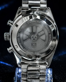 MEGA PROMOÇÃO Relógio Tag Carrera Prata Mostrador Preto em Aço Inox Absurdamente Luxuoso e Sofisticado + FRETE GRÁTIS